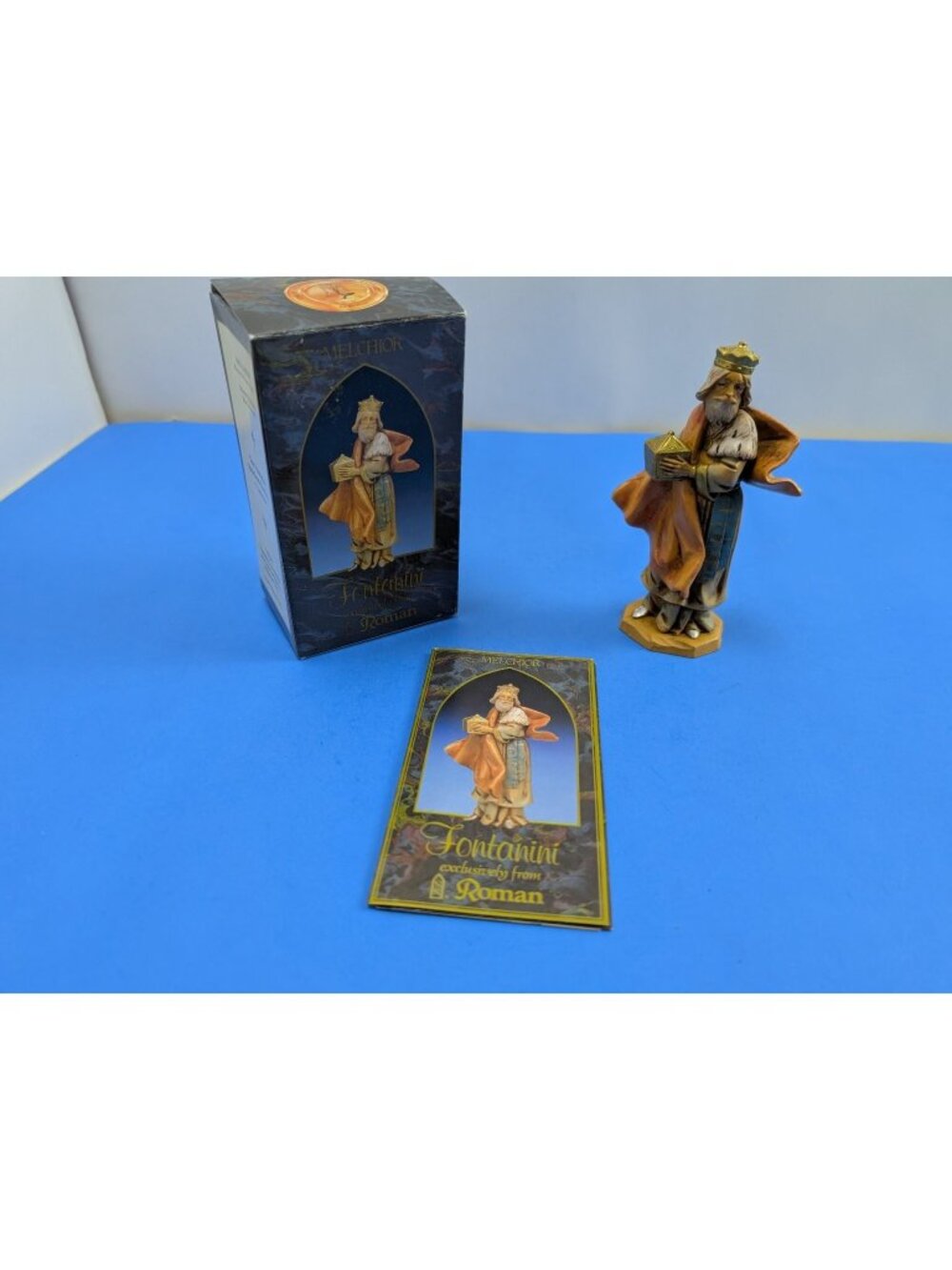 Fontanini Roman Melchior Nativity Figurine 5" Christmas Wise Man 1992 Hand